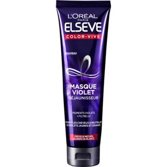 Image de Masque capillaire violet color vive ELSEVE, pot de
