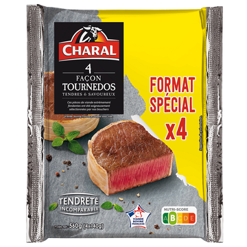 Charal Tournedos De Boeuf, Charal, France, 4 Pièces, Barquette, 560g