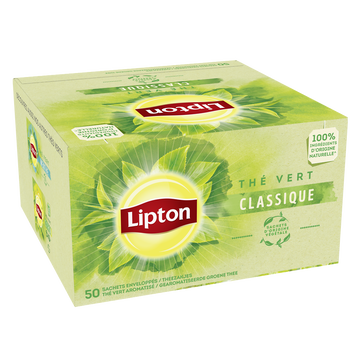 Lipton Thé Vert Clear Green Lipton, X50 Soit 65g