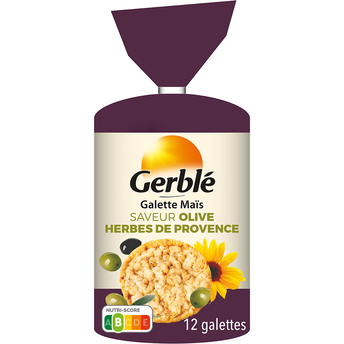 Image de Galette maïs olives et herbes de provence GERBLE