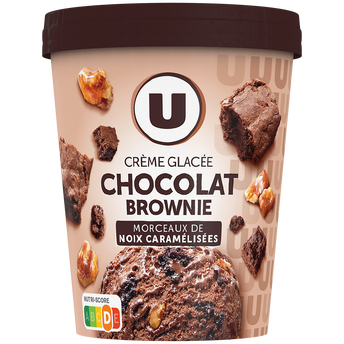 Image de U
Crème glacée Pot chocolat brownie - pot