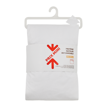Image de Protege-matelas 140x190cm forme drap housse bonnet