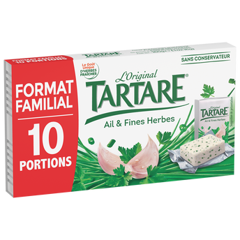 Image de Fromage à tartiner ail et fines herbes TARTARE - 10 portions