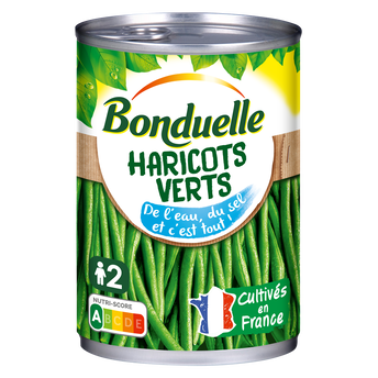 Image de Haricots verts extra-fins BONDUELLE - Boîte de 220g net