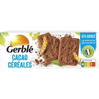 Image de Biscuits cacao céréales GERBLE  -  4x4
