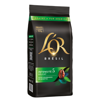 Image de Café en grains L'OR Brésil Intensité 5 - 100% Arabica