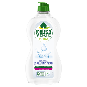 Image de Liquide vaisselle 0 pour cent MAISON VERTE