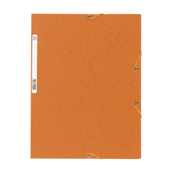 Image de Chemise à élastique 3 rabats EXACOMPTA, 24x32 cm, carton, orange