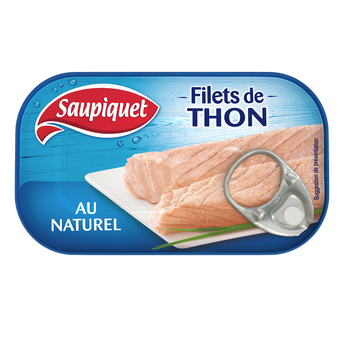 Image de Filets de thon au naturel SAUPIQUET