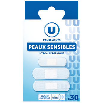 Image de U
Pansements extensibles pour peaux sensibles 3 tailles