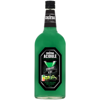 Image de U
Cocktail sans alcool citron vert kiwi bouteille de