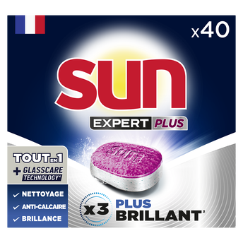 Image de Tablette lave vaiss.tt en 1 expert plus brillance SUN