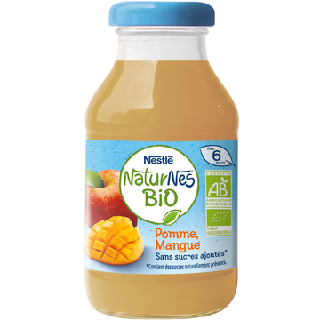 Nestlé Jus Pomme Mangue Bio Naturnes, 200ml