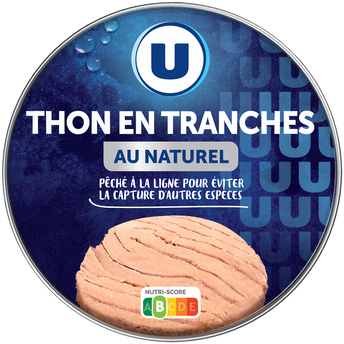 Image de U
Thon en tranche au naturel pêché à la ligne boîte 1/3