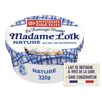 Image de Fromage à tartiner Nature fouetté MADAME LOIK