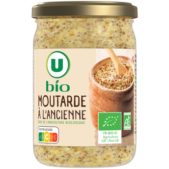 Image de U BIO
Moutarde à l'ancienne bio  bocal de