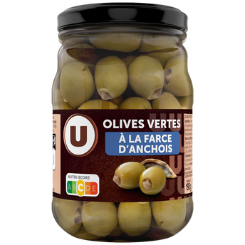 Image de U
Olives vertes farcies à la pâte d'anchois Bocal