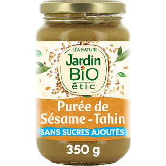 Image de Tahin blanc purée de graines de sésame grillées bio JARDIN BIO