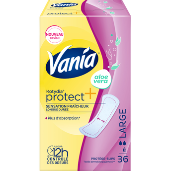 Image de Protège-slips Kotydia aloé véra protect plus large VANIA