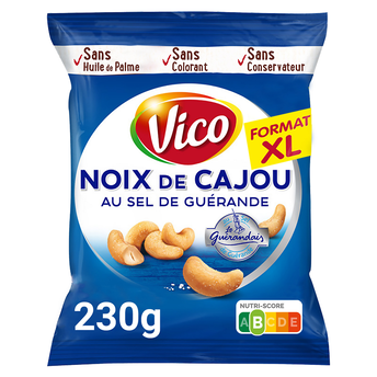 Image de Noix de cajou grillées à sec au sel de guerande VICO