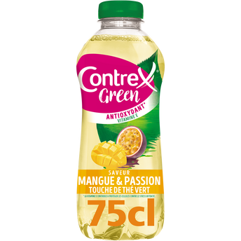 Image de Eau aromatisée mangue passion Thé Vert CONTREX GREEN