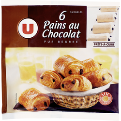 Pain Au Chocolat Pur Beurre U 6x70g Super U Hyper U U Express