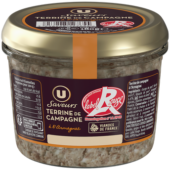 Image de U SAVEURS
Terrine de campagne à l'armagnac