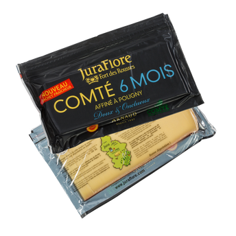 Image de Comté AOP extra lait cru 6 mois d'affinage JURAFLORE, 35% de MG