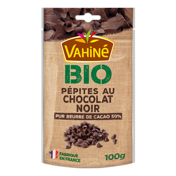 Image de Pépites de chocolat noir bio VAHINE