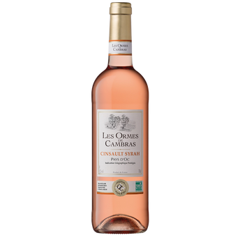 Image de Vin rosé IGP Pays d'OC Cinsault Syrah Les Ormes de Cambras