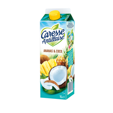 Caresse Antillaise Nectar Pasteurisé Ananas Et Coco Caresse Antillaise, 1l
