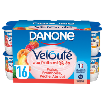 Image de Yaourt brassé aux fruits mixés VELOUTE DANONE