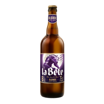 Image de Bière blonde LA BÊTE, 8° - Bouteille
