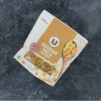 Image de U
Raisin blond, sachet