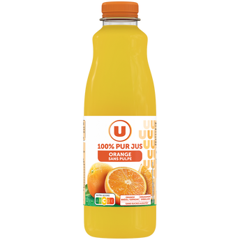 Image de U
Pur jus d'orange Bouteille PET