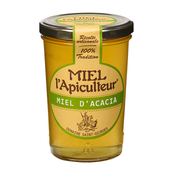 Image de Miel liquide d'acacia L'APICULTEUR, pot en verre de