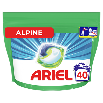 Ariel Lessive Pods Tout En 1 Alpine Ariel Doypack X40 Doses