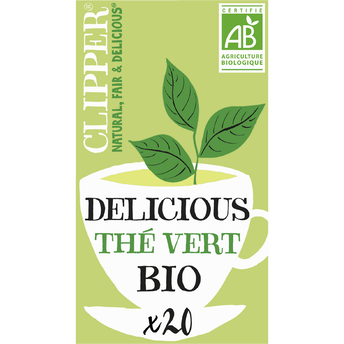 Image de Thé vert Bio CLIPPER - 20 sachets