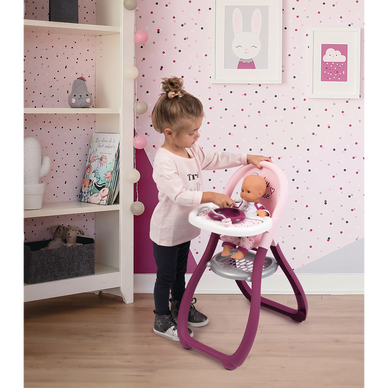 Promo Smoby chaise haute baby nurse chez Hyper U