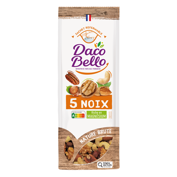 Image de Nature brute 5 noix, DACO BELLO, sachet