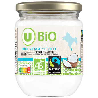 Image de U BIO
Huile vierge de noix de coco bio - Bocal
