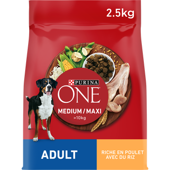 Image de Croquettes pour moyen et grand chien Medium Maxi Poulet PURINA ONE