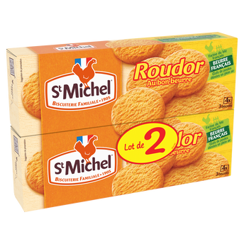 Image de Biscuits Roudor palets croustillants et fondants ST MICHEL, lot de 2 paquets, soit