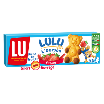Image de Gâteaux à la fraise L'Ourson LuLu LU - Boîte de