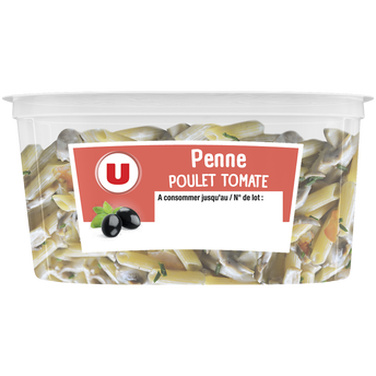 Image de U
Salade Penne avec poulet et tomate