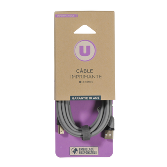 Image de U
Câble U imprimante 2.0 a/b m/m