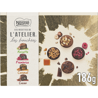 Image de LES RECETTES DE L'ATELIER bouchées assortiment lait et noir nestlé