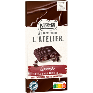 Nestlé Chocolat Ganache Sel Les Recettes De L Atelier Nestlé Tube 144g
