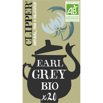 Image de Thé Bio Earl Grey CLIPPER - 20 sachets