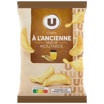 Image de U
Chips à l'ancienne saveur moutarde paquet de